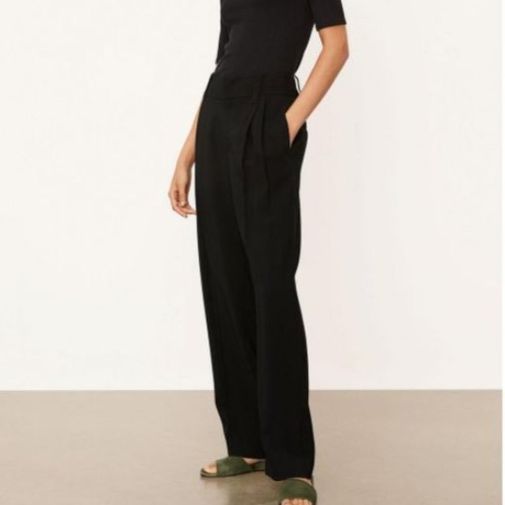 Vince - High Waisted Pleated Trouser - Very Gently Used